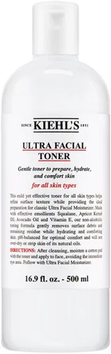 Kiehl's Ultra Facial Toner 500 ml - Tagespflege für alle Hauttypen, alkoholfrei und spendet intensive Feuchtigkeit für ein geschmeidiges Hautgefühl.