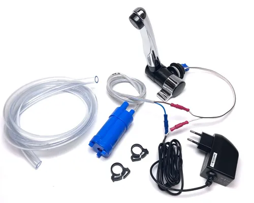 230V Camping Comet Automatikwasserhahn mit Tauchpumpe