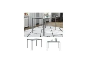 Vicco Esstisch Grand, Grau, 120 x 75 cm von Vicco