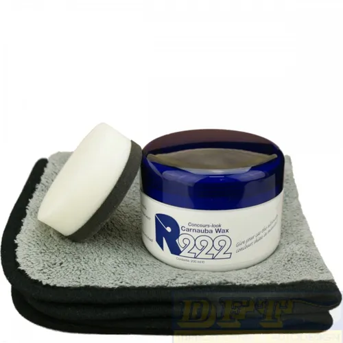 R222 Concours Carnauba Wachs ink. Applicator und Microfasertuch
