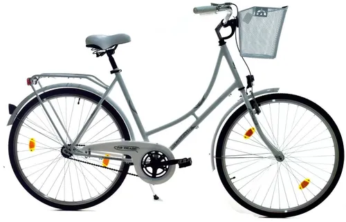 T&Y Trade Cityrad 28 Zoll Damen Fahrrad Enur Weiß - Stilvolles 1-Gang Cityrad mit Rücktrittbremse, Gepäckträger und Korb, ideal für Alltag und Ausflüge. 85% vormontiert für einfachen Aufbau.