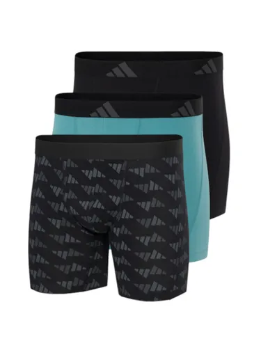 adidas Herren Boxer Brief (3PK) - Active Flex Cotton - Herren-Boxershorts aus Active Flex Cotton für ultimativen Tragekomfort und Bewegungsfreiheit, ideal für den aktiven Alltag.