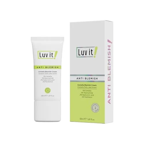 Luv it Centella Anti-Pickel Creme – Feuchtigkeitsspendend für empfindliche Haut, 50 ml - Wirksame Pflege für ein klareres Hautbild: Die Centella Anti-Pickel Creme mit Niacinamid und Hyaluronsäure bietet intensive Feuchtigkeit und hilft, Hautunreinheiten zu reduzieren – ideal für die tägliche Anwendung.