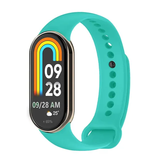 Ersatzarmband für Xiaomi Mi Band 9 y Mi Band 8, Farbe Hellblau, Silikon