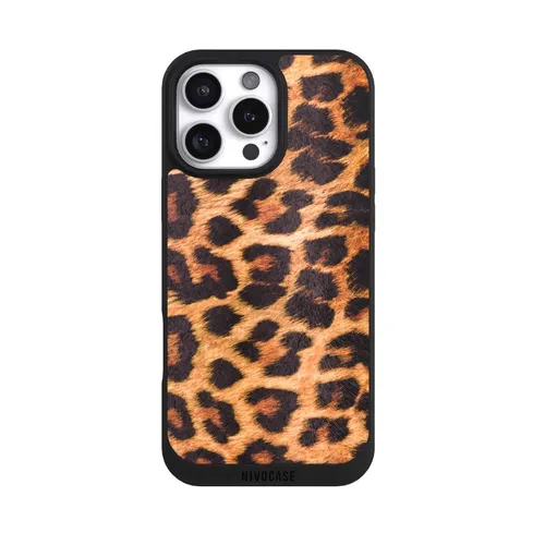 Handyhülle für Apple iPhone 16 Pro Max Animalprint Fell Leopard