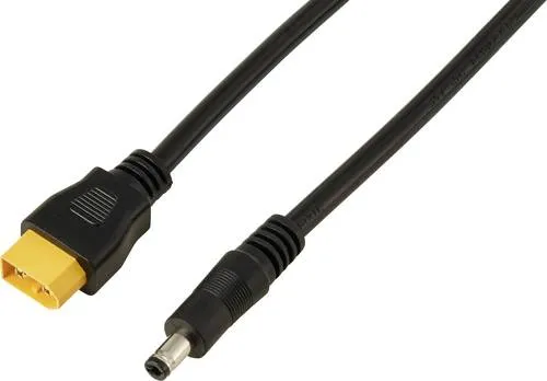 TRU COMPONENTS DC-Stecker 2,5/5,5mm auf XT60-Kabel 0,5m TC-13619296 Schwarz Inhalt: 1St.
