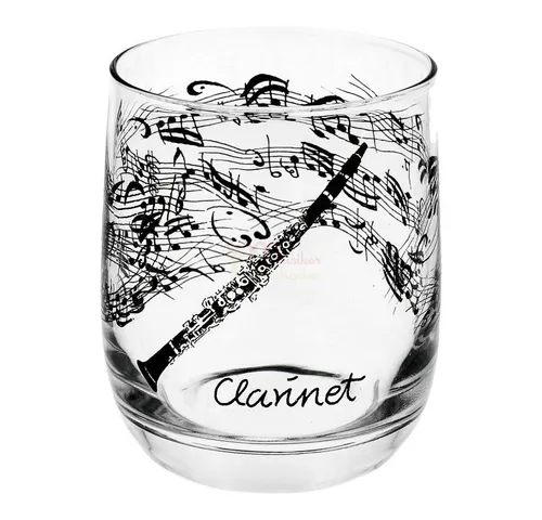 mugesh Glas Glas mit verschiedenen Motiven, Glas, für Musiker