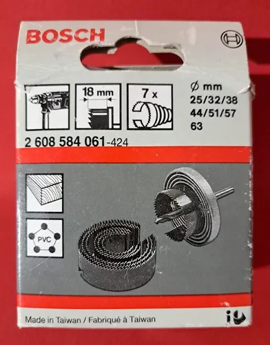 ⭐Bosch Sägekranz-Set -  7-teilig - 25 - 63 mm - Arbeitslänge 18 mm - NEU/OVP⭐