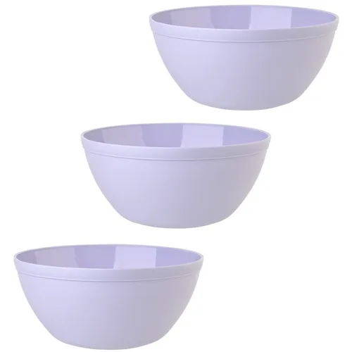 ENGELLAND 3 x Müslischale Dessertschale Salatschüssel Schale Bowl 900 ml Flieder