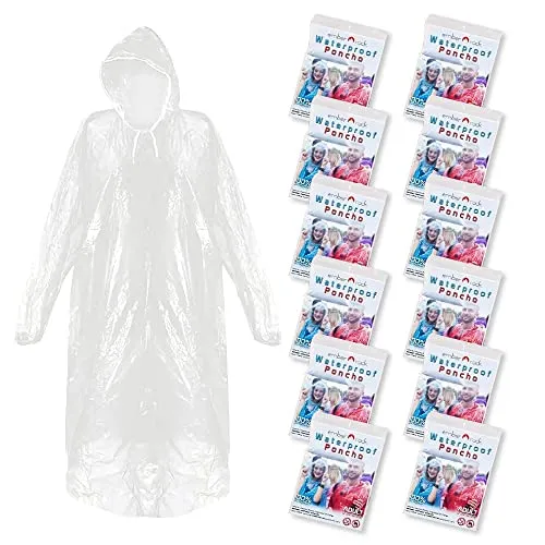 Ember Rock Regenponcho Einweg 12er Set