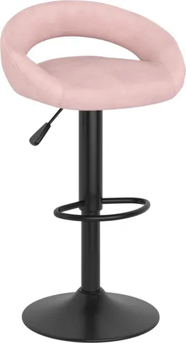 vidaXL Barhocker Set 2 Stk. Rosa Samt in pink von vidaXL