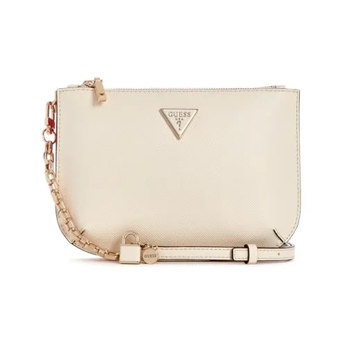 Guess Umhängetasche Ilia - Elegantes Design - Umhängetasche mit zwei geräumigen Hauptfächern und stylischen Anhängern. Ideal für den Alltag, bietet sie praktische Fächeraufteilung und verstellbaren Schulterriemen.