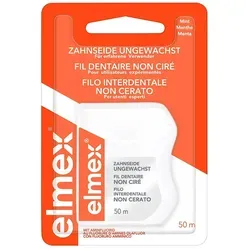 Elmex Zahnseide ungewachst mit Aminfluorid