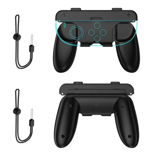Produktbild Für Nintendo Switch 2 Joy-Con Controller 2-in-1 Grip Schwarz