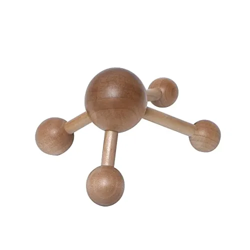 EVIDECO MASSAGEHAND KÖRPER HOLZ - NATUR