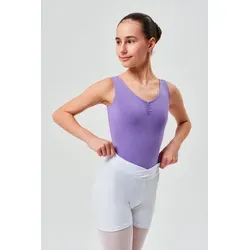 tanzmuster Dancehose Ballett Shorts Abby aus weicher Baumwolle kurze Hose für Mädchen weiß 164/170