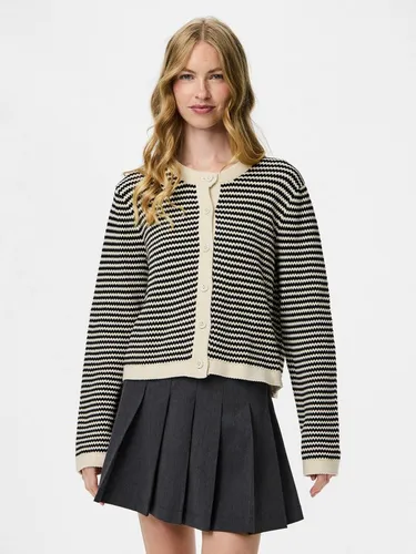 pieces Strickjacke PCOLIVERA LS O-NECK KNIT CARDIGAN PWP