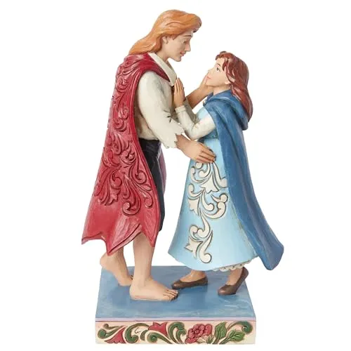 Disney Traditions Belle and Prince Figurine, Height 20cm