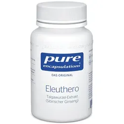 Pure Encapsulations Eleuthero 0,8% Kapseln - Hirnleistung & Nerven - Sibirischer Ginseng mit 0,8% Eleutherosiden für optimale Bioverfügbarkeit, laktose- und glutenfrei für maximale Verträglichkeit.