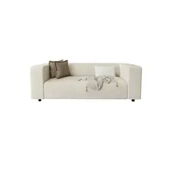 S-Style Möbel 2-Sitzer Sofa Gustav - Ein elegantes Cord-Sofa in Beige mit Wellenfederung für maximalen Sitzkomfort. Ideal für stilvolle Wohnräume und gemütliche Stunden.