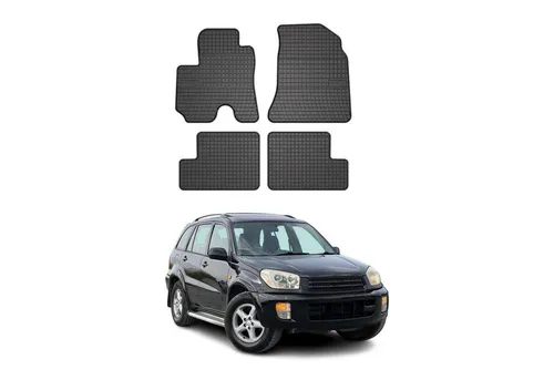 OMAC Auto-Fußmatten für Toyota RAV4 2000-2005 - Fahrzeugspezifische Gummimatten, wasserdicht und rutschfest für optimalen Schutz und Sicherheit im Innenraum.