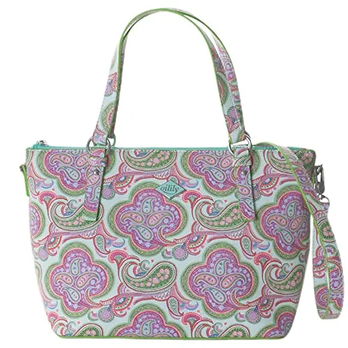 Oilily Handtasche Summer Paisley S Handbag - Elegante Handtasche aus robustem Kunstleder, vielseitig als Handtasche, Schulter- oder Umhängetasche einsetzbar. Mit abnehmbaren, verstellbaren Schultergurt und einzigartigem Design, das jede Tasche zum Unikat macht.