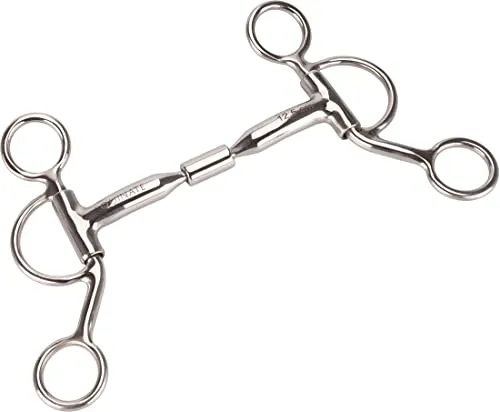 Equinate Westerngebiss Billy Allen Bit mit Shanks Edelstahl 12,5cm