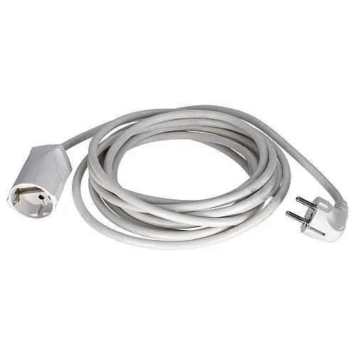 EGB Schutzkontakt-Verlängerung 3x1,5 weiß 5m