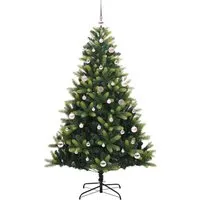 vidaXL Künstlicher Weihnachtsbaum 150 cm mit 150 LEDs