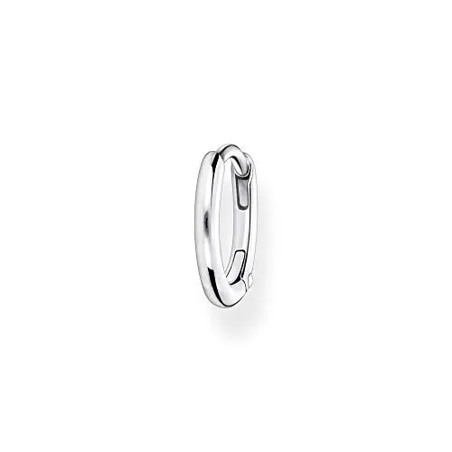 Thomas Sabo Einzel Creole Classic silber 925 Sterling Silber - Ohrringe für Damen, hochwertige Einzel-Creole aus 925er Sterlingsilber, ideal zum Kombinieren mit verschiedenen Ohrsteckern für einen individuellen Look.