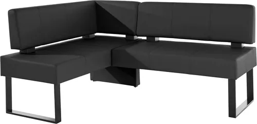 Home affaire Eckbank Oliver mit Metallgestell in schwarz von Home Affaire