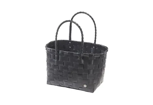 Kobolo Shopper Einkaufstasche NOIR XXL - Shopper aus strapazierfähigem PE mit PU Henkeln, ideal für nachhaltiges Einkaufen und leicht zu reinigen. Perfekt für stilbewusste Käufer!