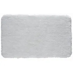 Kleine Wolke Badematte RELAX, rutschhemmend und fußbodenheizungsgeeignet - Badteppich aus 100% Polyacryl, ideal für sichere Nutzung im Bad. Pflegeleicht, maschinenwaschbar bis 40°C und in stilvollem polarweiß erhältlich.