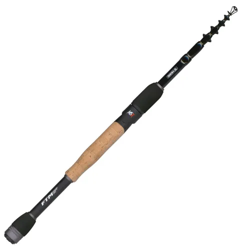 Tubertini Micro Spin X 2,10m - Hochwertige Spinnrute für Flussbarsch und Forelle - Angelruten & Stöcke, perfekte Reiserute mit 7 Teilen, ideal für Süßwasserangeln und ein Ködergewicht von 2-15 g, leicht und handlich mit nur 110 g.