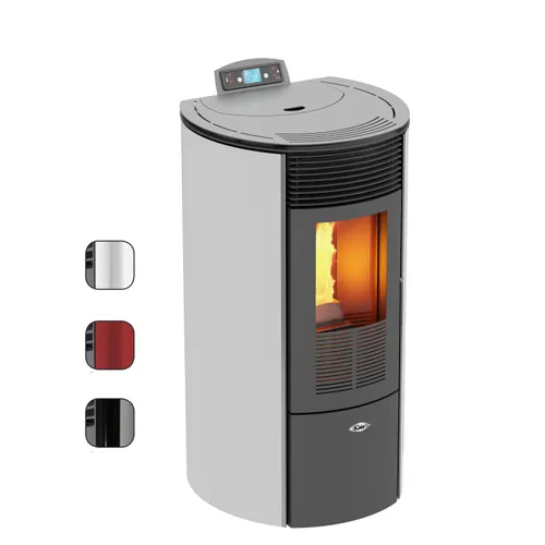 KALOR Pelletkamin Redonda Glas 12C | kanalisierbar | 8,7 kW | Farbwahl
