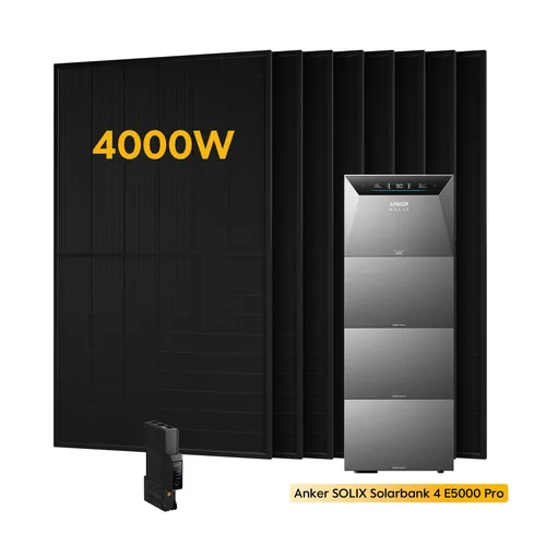 Powerness® Balkonkraftwerk mit Speicher – Anker SOLIX Solarbank 4 E5000 Pro