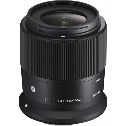 SIGMA Contemporary 23 mm f/1.4 für Canon R-Mount - Festbrennweiten Objektive mit High-Speed-Autofokus, ideal für beeindruckende Still- und Videoaufnahmen dank leiser und schneller AF-Technologie.