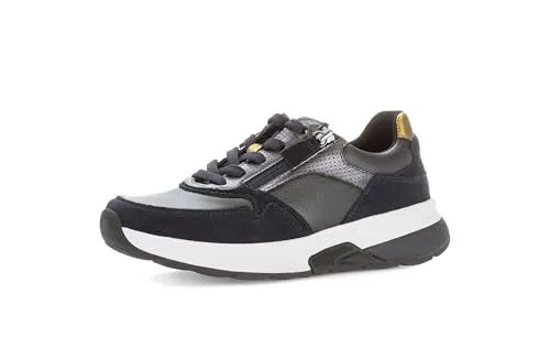 Gabor Damen Low-Top Sneaker Holly-Jolly - Damen-Hallenschuhe aus hochwertigem Nappa-Leder, sportlich und bequem, ideal für Freizeit und Alltag.