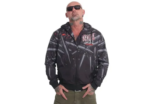 Yakuza Herren Sword Windbreaker, Schwarz, XXL von Yakuza