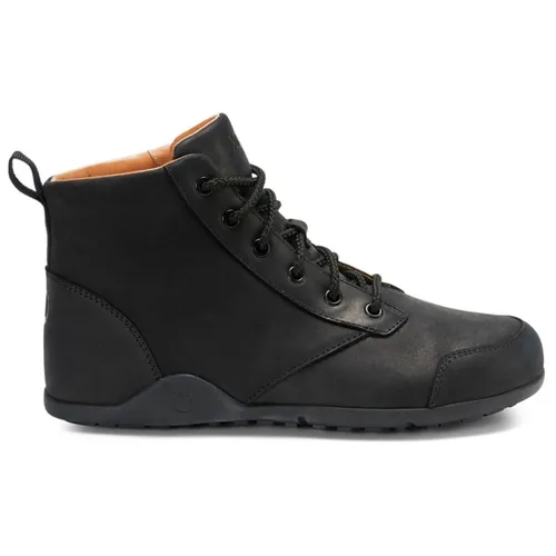 Xero Shoes Denver Leather Stiefel Schwarz EU 44 1/2 - Wanderschuhe für Herren mit wasserabweisendem Nubukleder, kuscheligem Flanellfutter und griffiger Sohle – perfekt für kalte, feuchte Tage.