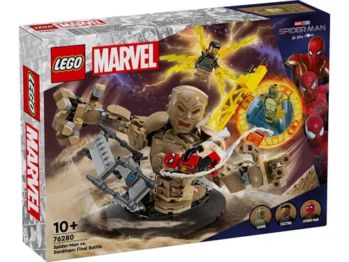 LEGO 76280 Spider-Man vs. Sandman: Showdown - Spannendes LEGO Set mit 347 Teilen, ideal für kreative Bauprojekte. Enthält 3 Minifiguren und sorgt für stundenlangen Spielspaß im Superhelden-Universum.