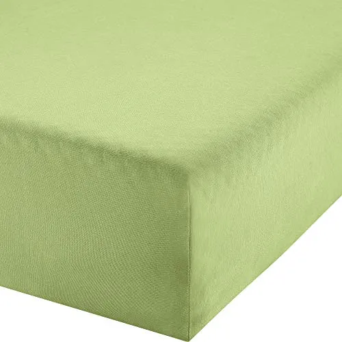 Erwin Müller Boxspring-Spannbettlaken Murnau Single-Jersey in grün von Erwin Müller