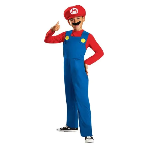 Disguise Nintendo Super Mario Brothers klassisches Jungenkostüm: Mario