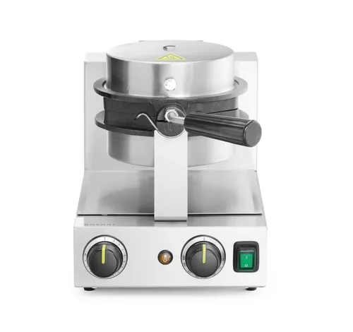 HENDI Bubble Waffle Rotationswaffeleisen - Professionelles Waffeleisen für 6-eckige Waffeln mit Antihaftbeschichtung, ideal für Gastronomie. Mit Überhitzungsschutz und bis zu 20 Waffeln pro Stunde!