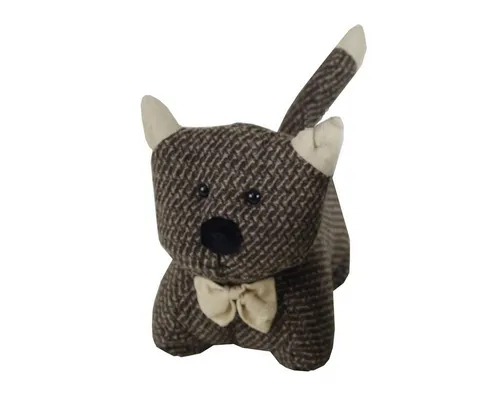 Türstopper Türhalter Türfeststeller Türstopper Katze 23cm in braun