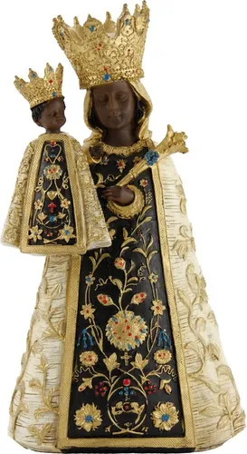 Dekofigur Heiligenfigur Schwarze Madonna 6,2 cm