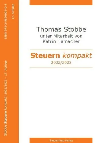 Steuern kompakt 2022/2023 Thomas Stobbe