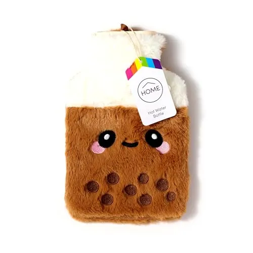 Bubble Tea Foodiemals Hot Water Bottle with Plush Cover