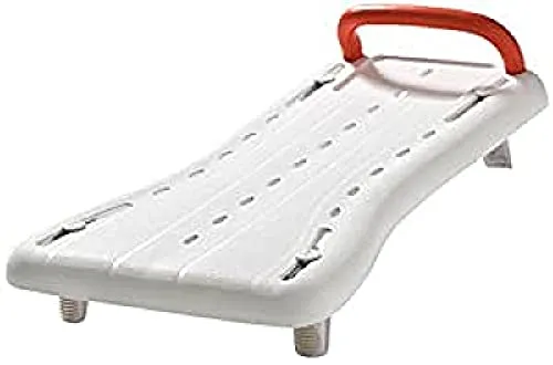 Etac Fresh Badewannenbrett 69 cm mit praktischem Griff - Dusch- & Badebretter für mehr Komfort und Sicherheit in der Badewanne. Mit praktischem Handgriff und Platz für Seife und Shampoo, ideal für eine einfache Nutzung.