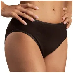 HERMKO Midislip 65031 Jazz-Pant, Sportunterwäsche schnelltrocknend atmungsaktiv basic schwarz 40/42 (M)